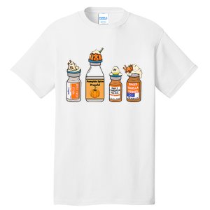 Pumpkin Spice Propofol Ativan Versed Haldol Nurse Halloween Tall T-Shirt