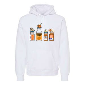 Pumpkin Spice Propofol Ativan Versed Haldol Nurse Halloween Premium Hoodie