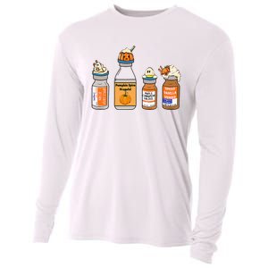 Pumpkin Spice Propofol Ativan Versed Haldol Nurse Halloween Cooling Performance Long Sleeve Crew