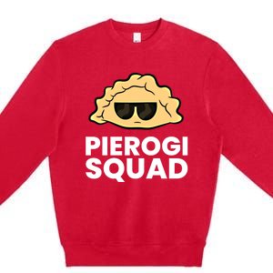 Pierogi Squad Poland Pierogi Meaningful Gift Premium Crewneck Sweatshirt