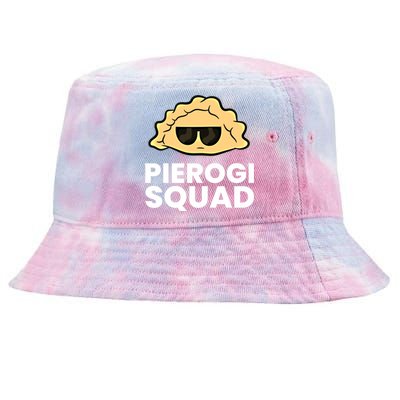 Pierogi Squad Poland Pierogi Meaningful Gift Tie-Dyed Bucket Hat