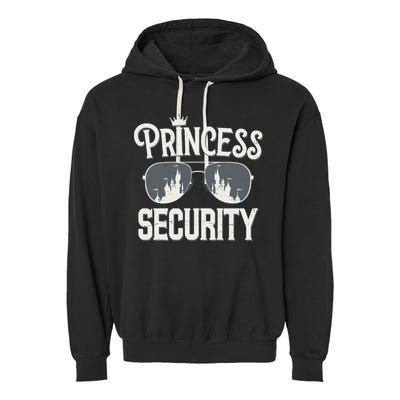 Princess Security Protection Birthday Party Matching Family Garment-Dyed Fleece Hoodie