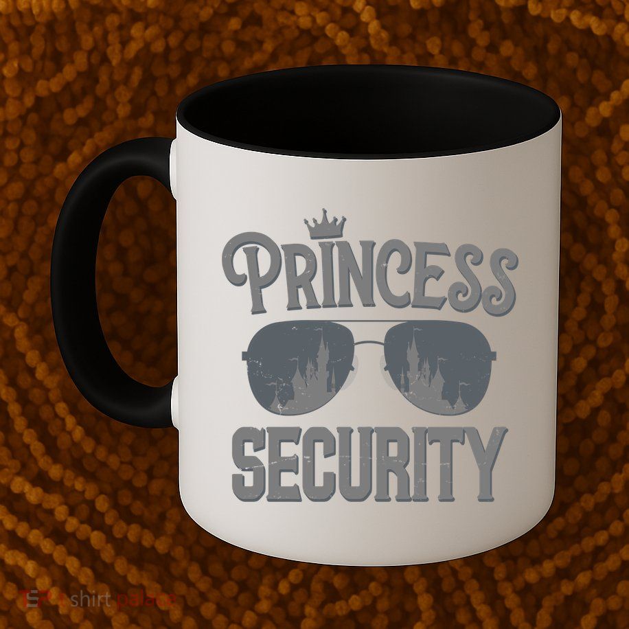 Princess Security Protection Birthday Party Matching Family Mug
