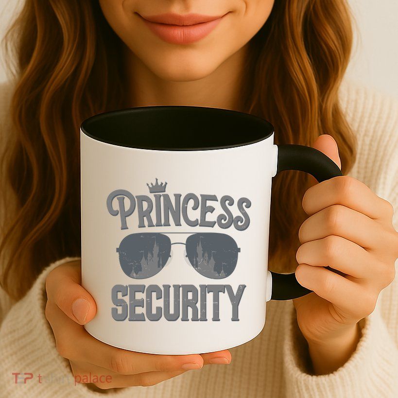 Princess Security Protection Birthday Party Matching Family Mug