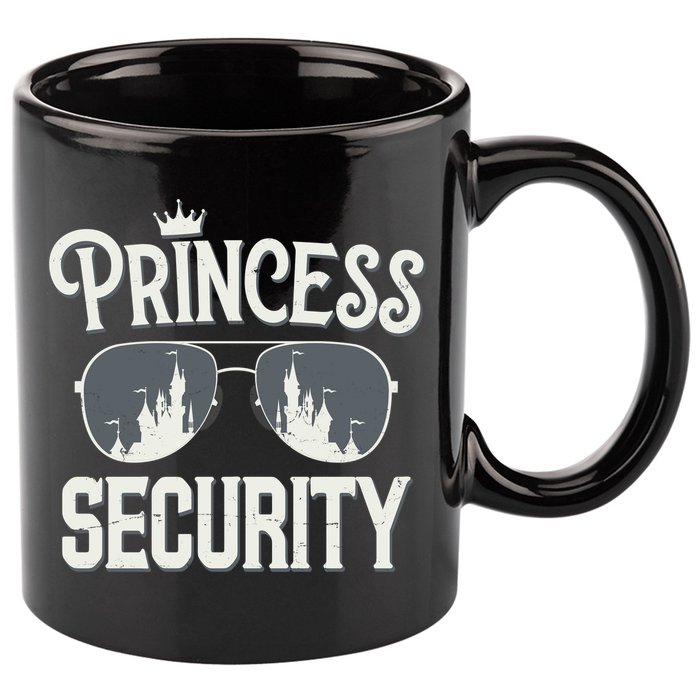 Princess Security Protection Birthday Party Matching Family 11oz C Handle Ceramic Mug