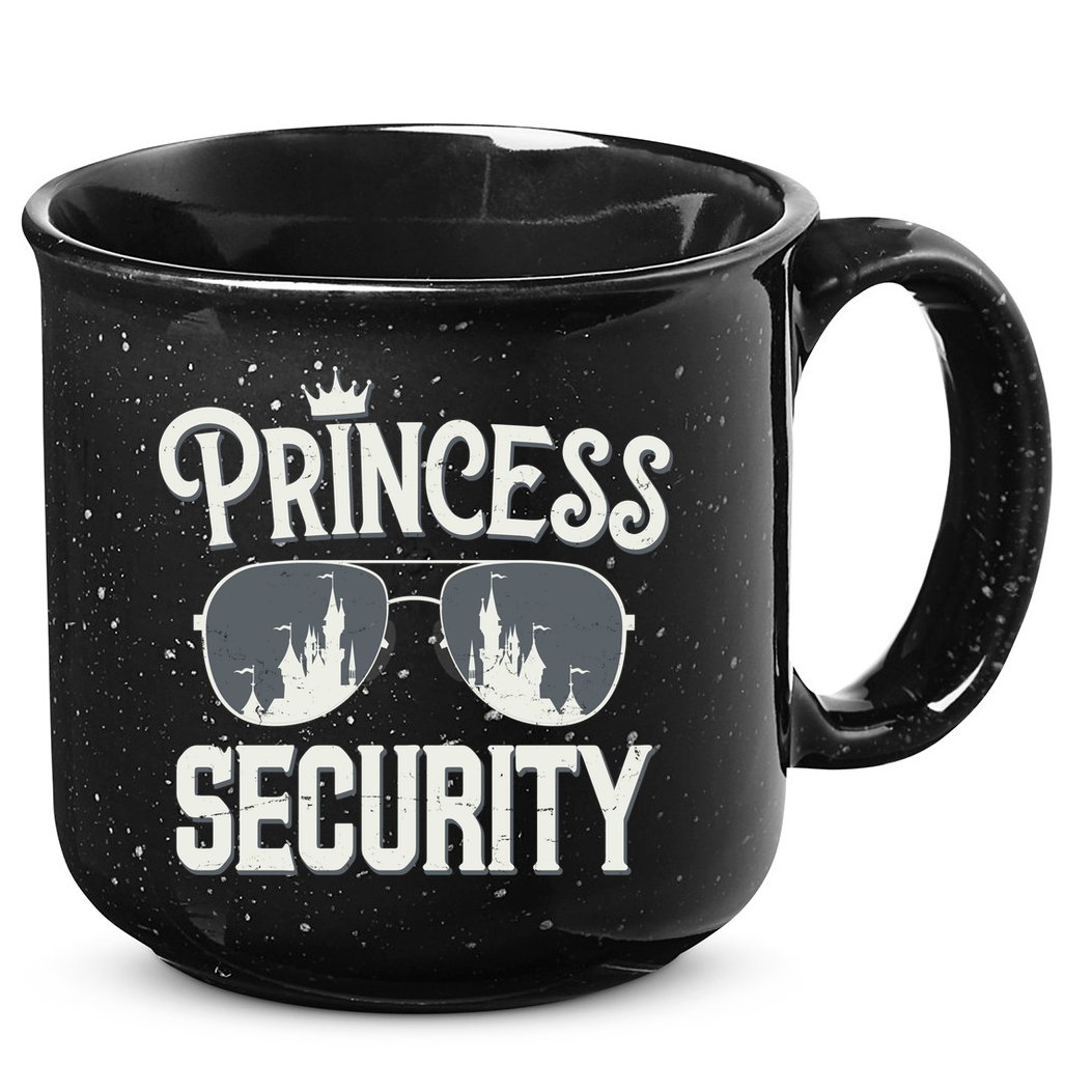 Princess Security Protection Birthday Party Matching Family 15oz Campfire Ceramic Mug