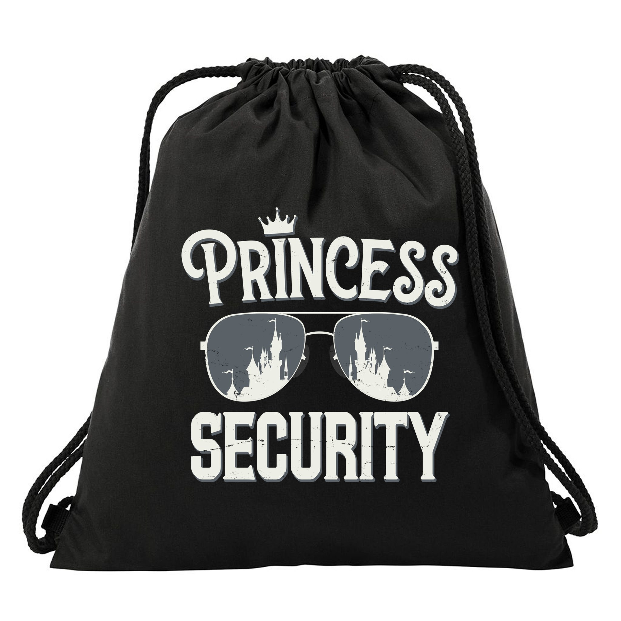 Princess Security Protection Birthday Party Matching Family Drawstring Bag