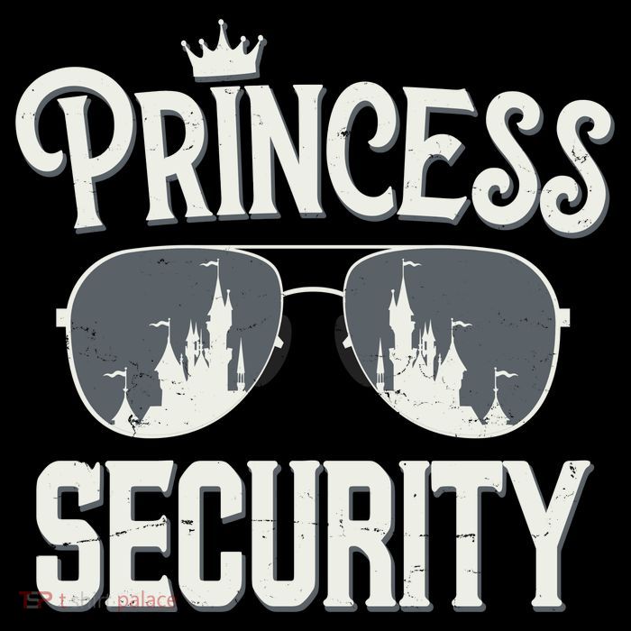 Princess Security Protection Birthday Party Matching Family Flatbill Hat