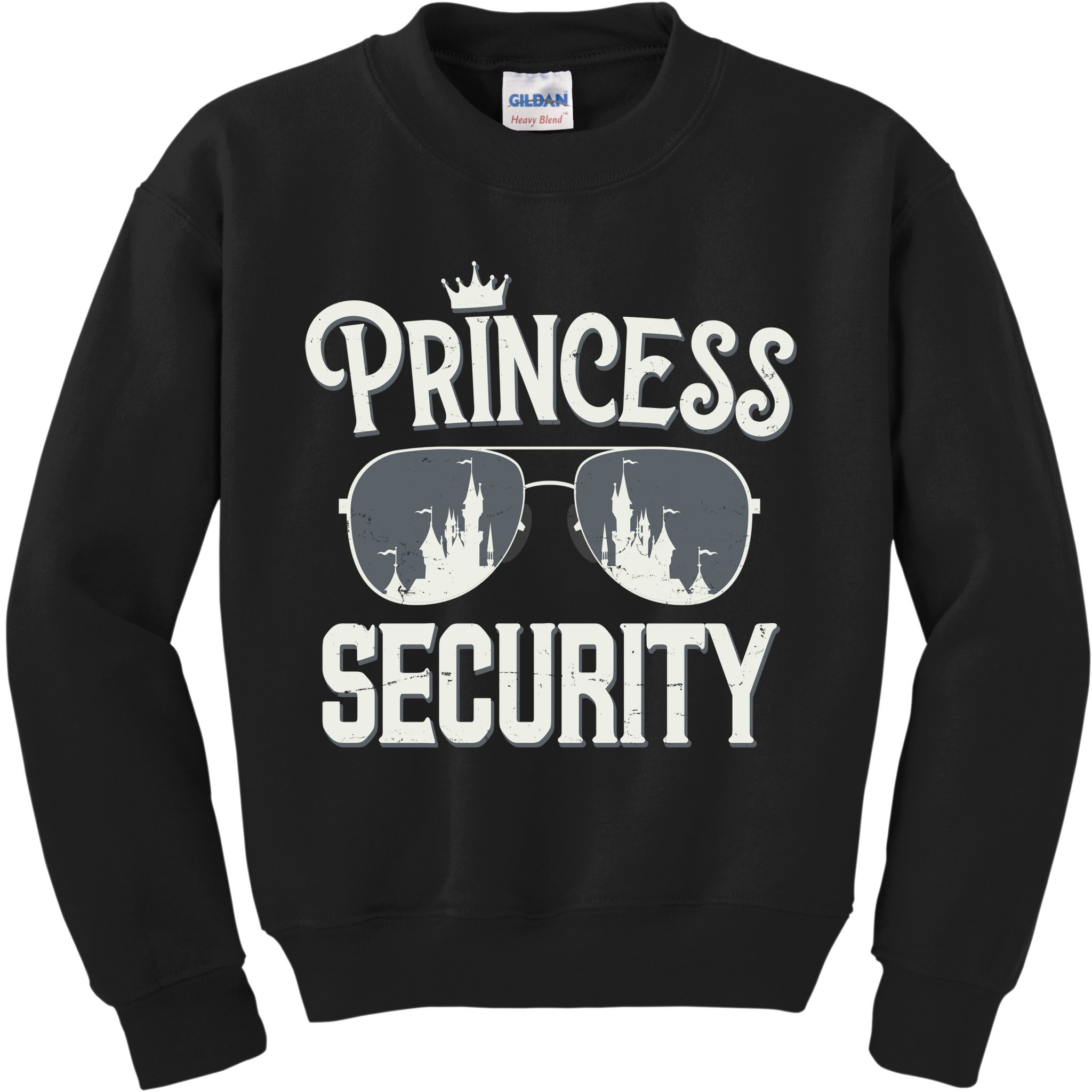 Princess Security Protection Birthday Party Matching Family Kids Sweatshirt