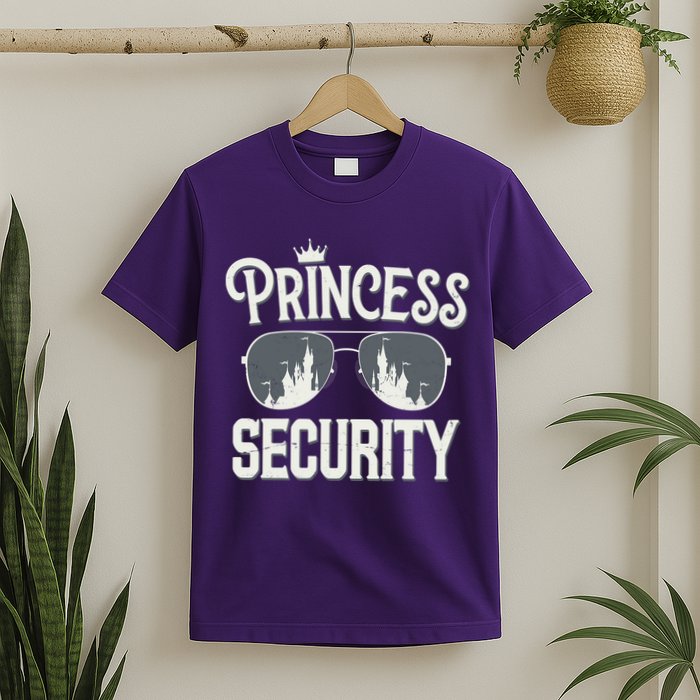 Princess Security Protection Birthday Party Matching Family T-Shirt