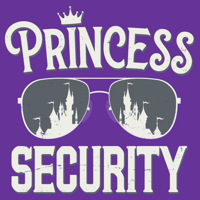 Princess Security Protection Birthday Party Matching Family T-Shirt