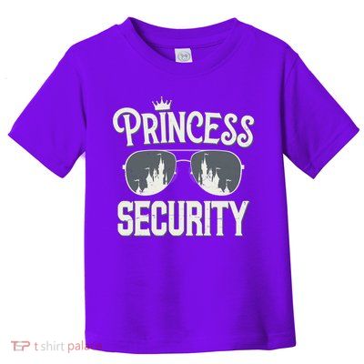 Princess Security Protection Birthday Party Matching Family Toddler T-Shirt