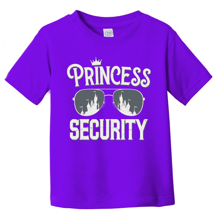 Princess Security Protection Birthday Party Matching Family Toddler T-Shirt