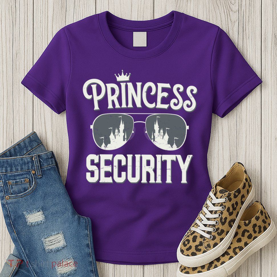 Princess Security Protection Birthday Party Matching Family Women's T-Shirt