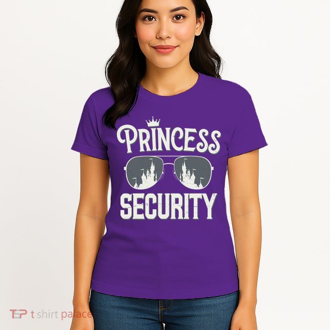 Princess Security Protection Birthday Party Matching Family Women's T-Shirt