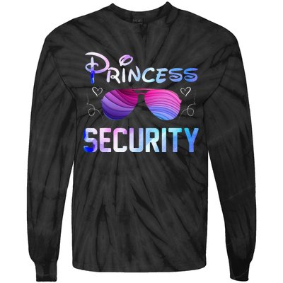 Princess Security Perfects Art For Dad or Boyfriend Tie-Dye Long Sleeve Shirt