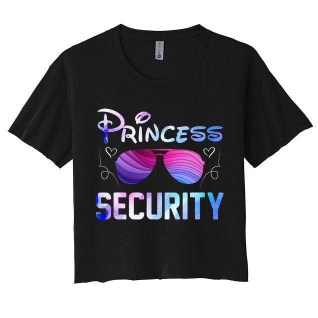 Princess Security Perfects Art For Dad or Boyfriend Crop Top