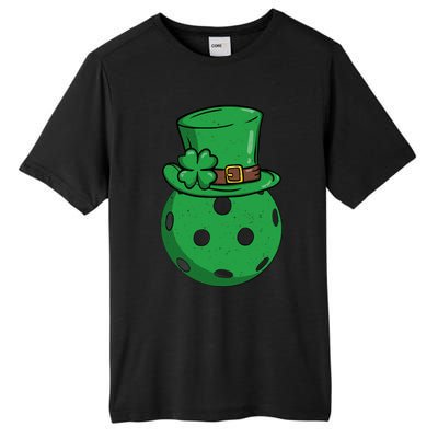 Pickleball St Patricks Day Lucky Pickleball Player Premium Tall Fusion ChromaSoft Performance T-Shirt