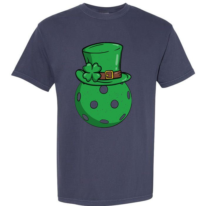 Pickleball St Patricks Day Lucky Pickleball Player Premium Garment-Dyed Heavyweight T-Shirt