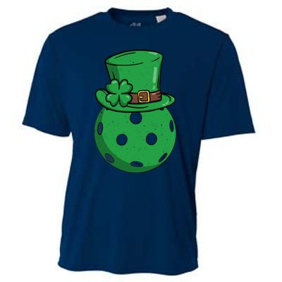 Pickleball St Patricks Day Lucky Pickleball Player Premium Cooling Performance Crew T-Shirt