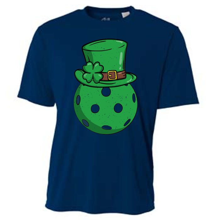 Pickleball St Patricks Day Lucky Pickleball Player Premium Cooling Performance Crew T-Shirt