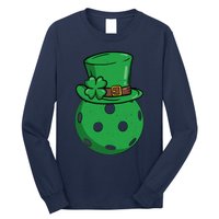 Pickleball St Patricks Day Lucky Pickleball Player Premium Long Sleeve Shirt