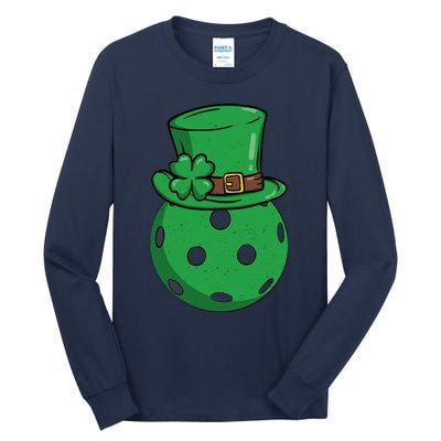 Pickleball St Patricks Day Lucky Pickleball Player Premium Tall Long Sleeve T-Shirt