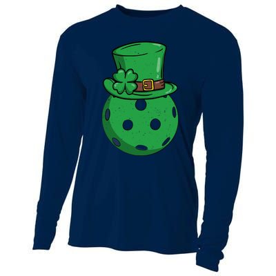 Pickleball St Patricks Day Lucky Pickleball Player Premium Cooling Performance Long Sleeve Crew