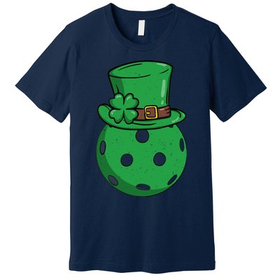 Pickleball St Patricks Day Lucky Pickleball Player Premium Premium T-Shirt