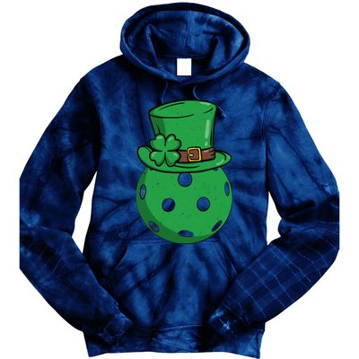 Pickleball St Patricks Day Lucky Pickleball Player Premium Tie Dye Hoodie