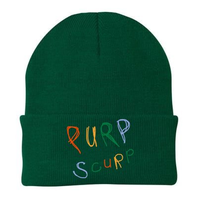 Purp Scurp Knit Cap Winter Beanie