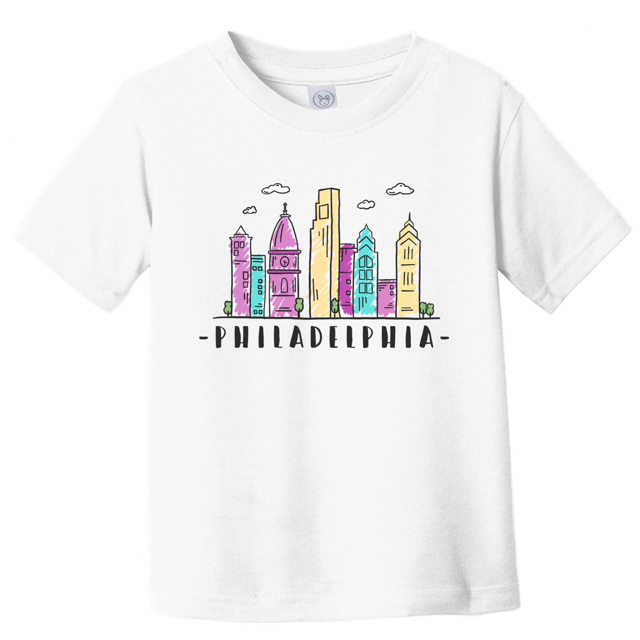 Philadelphia Skyline Pennsylvania Souvenir Gift Toddler T-Shirt