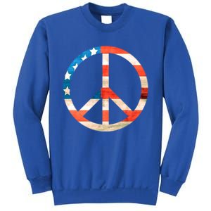 Peace Sign Peace Love America Give Peace A Chance Great Gift Sweatshirt