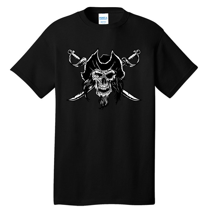 Pirate Skull Tall T-Shirt