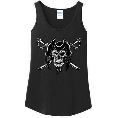 Pirate Skull Ladies Essential Tank