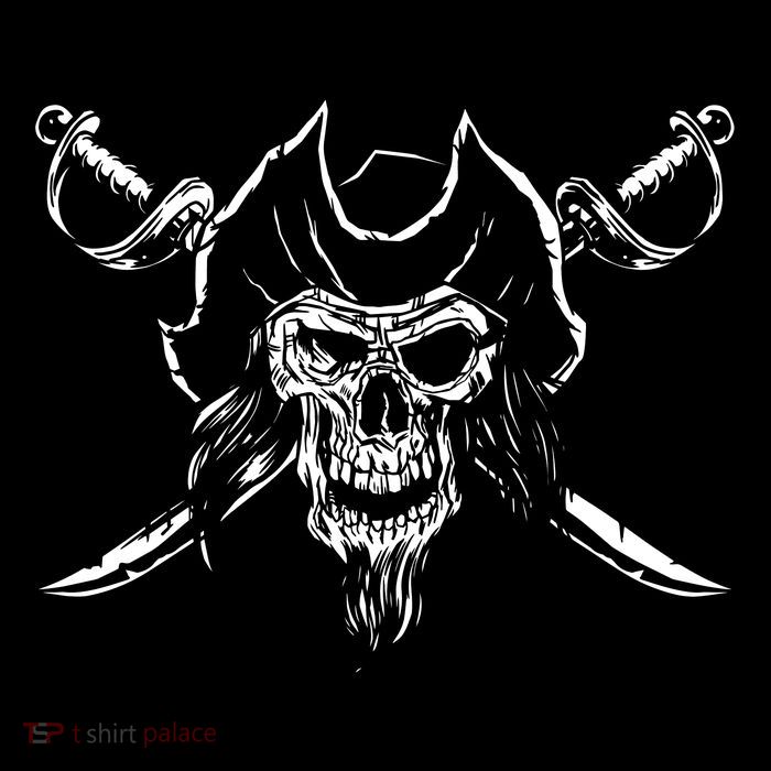 Pirate Skull 16 in Basic Backpack