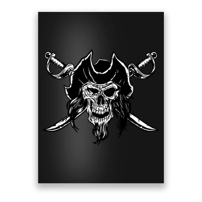 Pirate Skull Poster