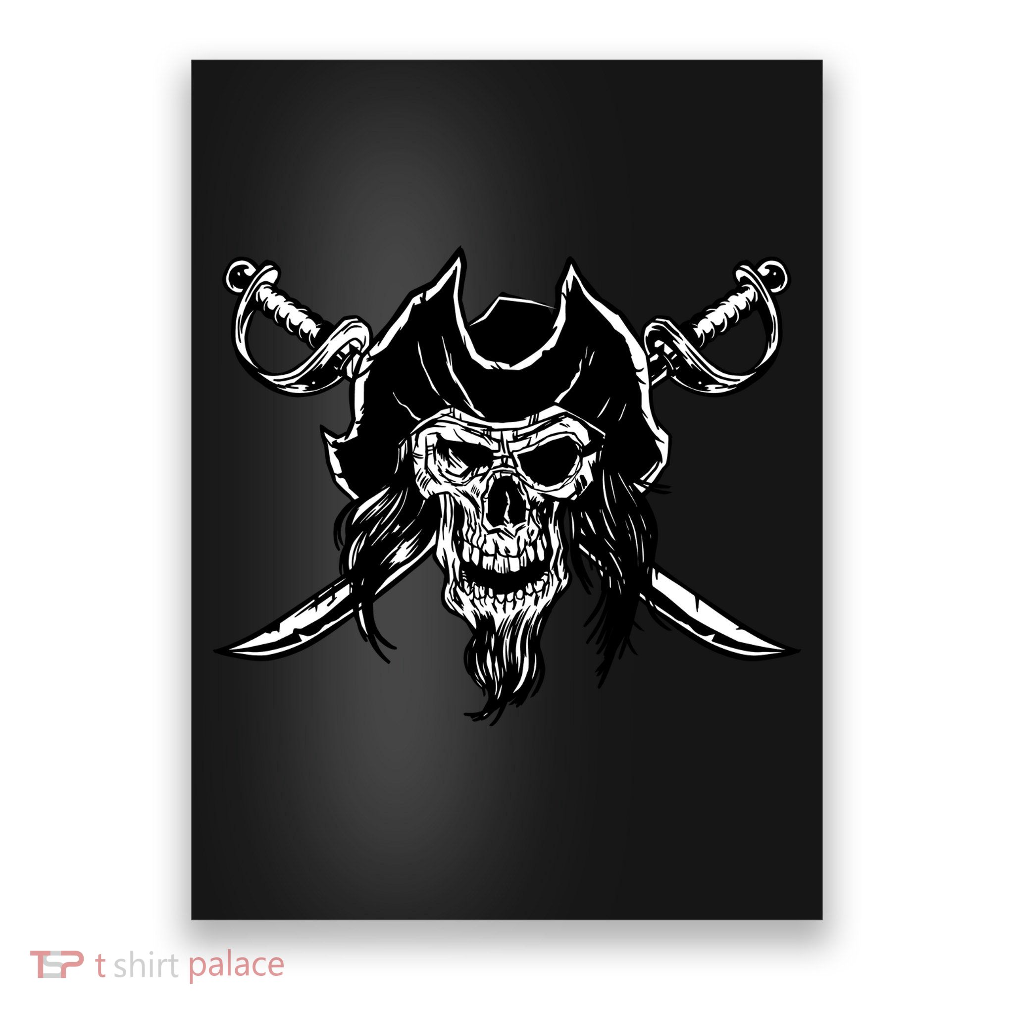 Pirate Skull Poster