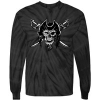 Pirate Skull Tie-Dye Long Sleeve Shirt