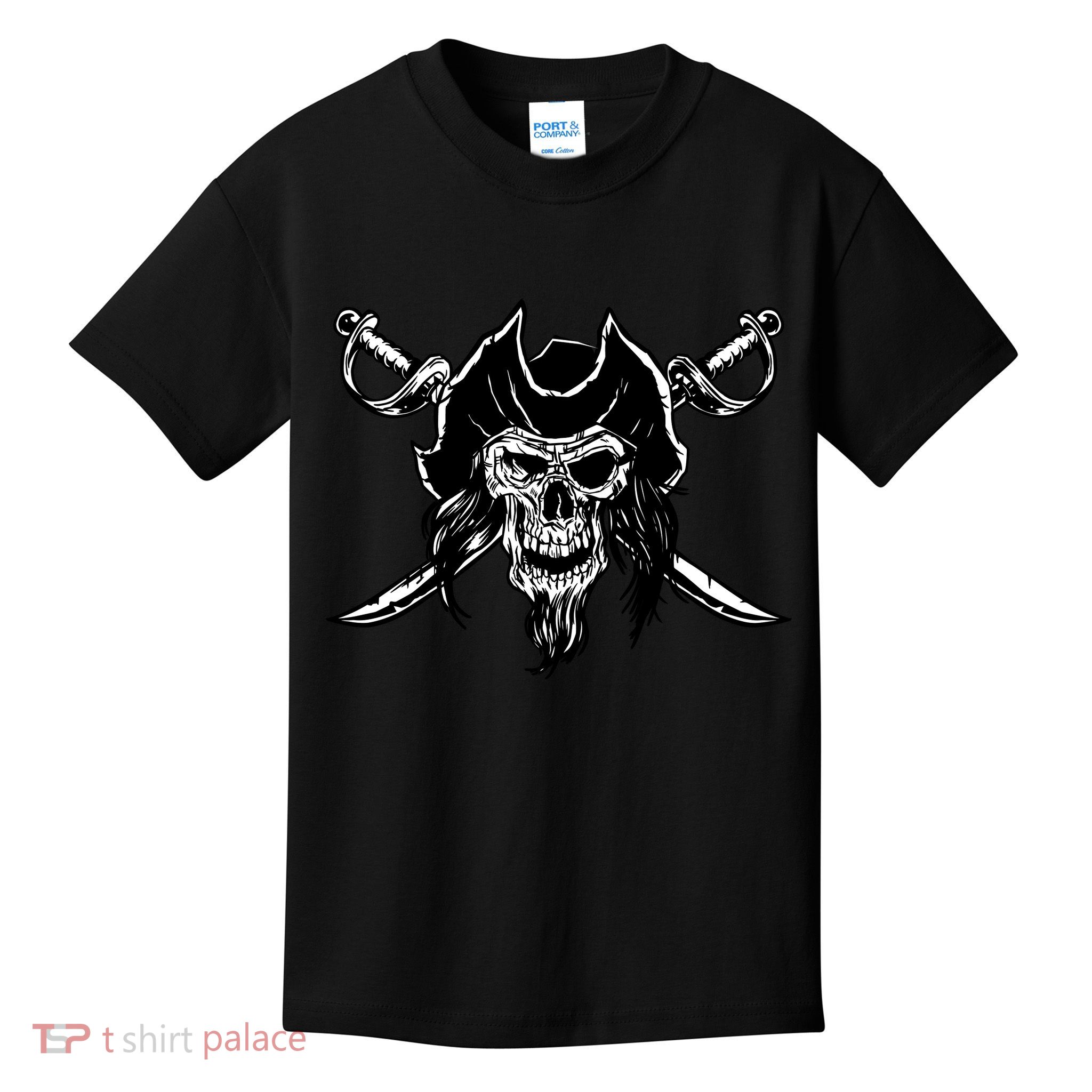 Pirate Skull Kids T-Shirt