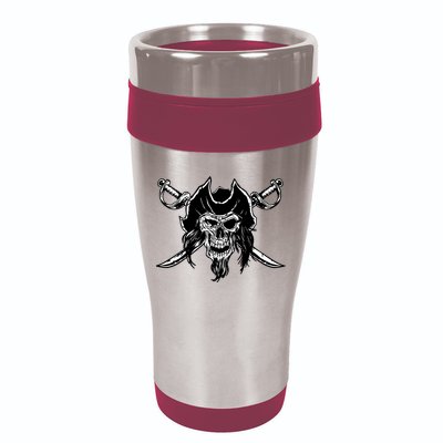 Pirate Skull 16oz Travel Tumbler