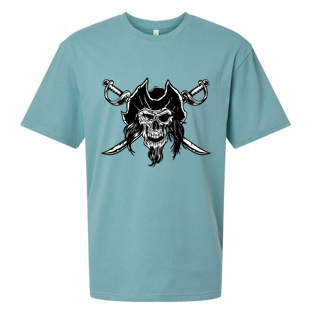 Pirate Skull Sueded Cloud Jersey T-Shirt