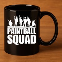 Paintball Squad 11oz C Handle Ceramic Mug