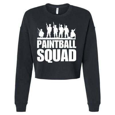 Paintball Squad Cropped Pullover Crew
