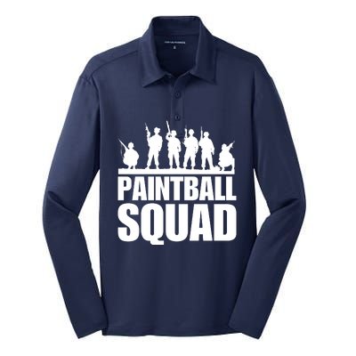 Paintball Squad Silk Touch Performance Long Sleeve Polo