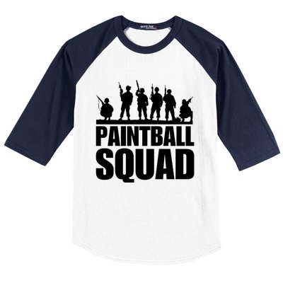 Paintball Squad Baseball Sleeve Shirt