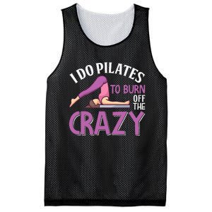 Pilates Saying Pilates Trainer Contrology Instructor Mesh Reversible Basketball Jersey Tank