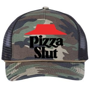 Pizza Slut Pizza Lover Retro Rope Trucker Hat Cap