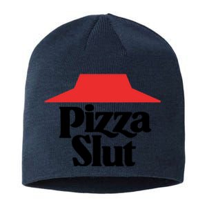 Pizza Slut Pizza Lover Sustainable Beanie