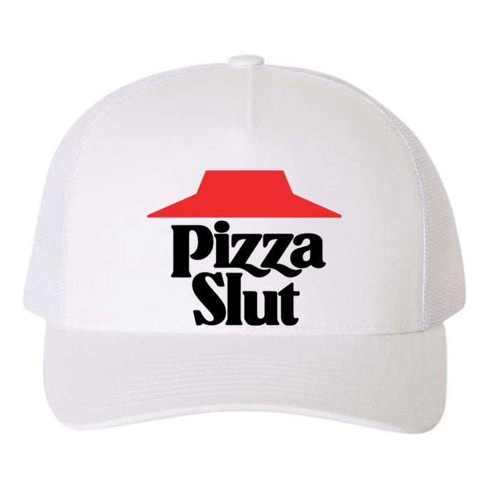 Pizza Slut Pizza Lover Yupoong Adult 5-Panel Trucker Hat